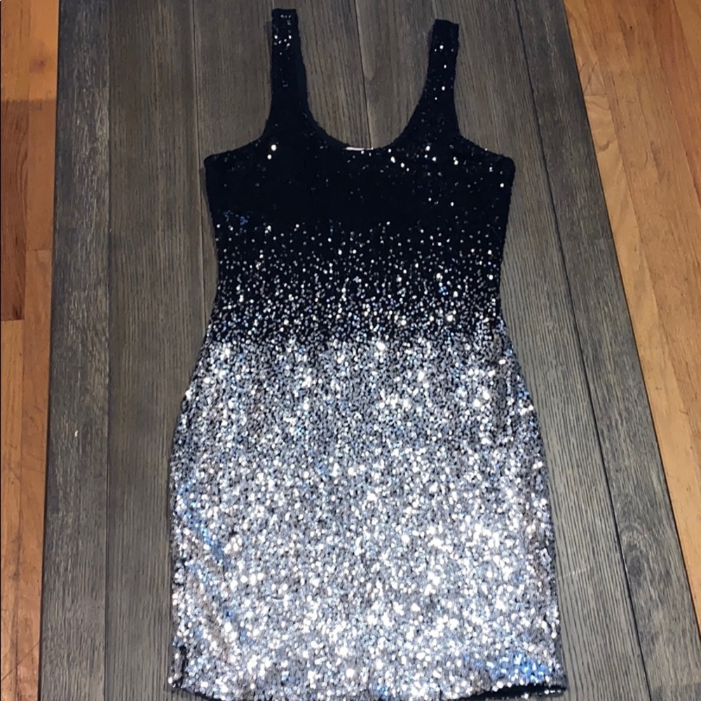 sequin bodycon dress